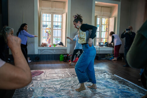 Taller-actividad Alfombra de fieltro danzando, Domingo 26 de abril