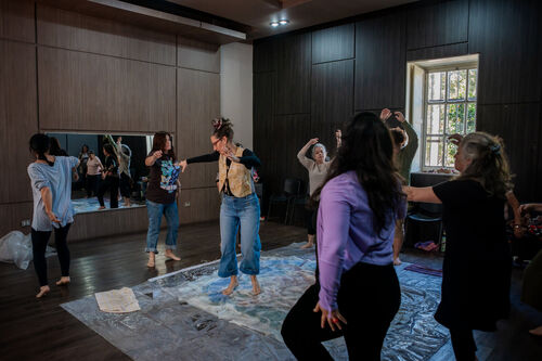 Taller-actividad Alfombra de fieltro danzando, Domingo 26 de abril