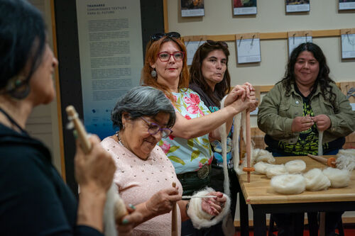 Taller de huso. Witral Chile, Domingo 26 de abril