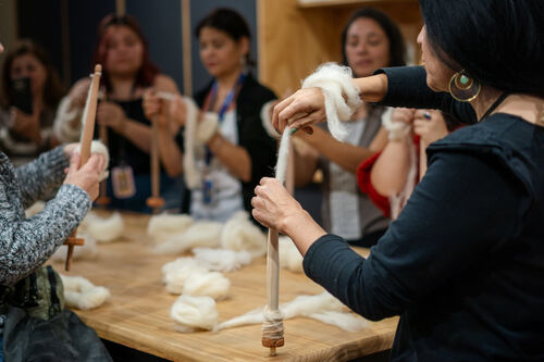 Taller de huso. Witral Chile, Domingo 26 de abril