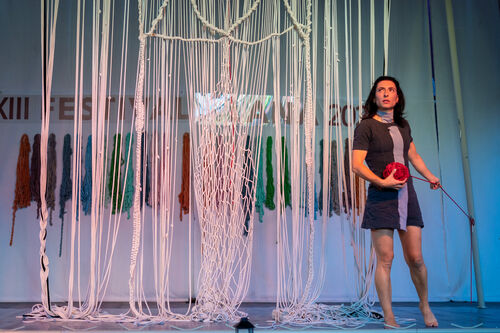 Texere - Circo contemporáneo Mujeres que tejen en el aire Compañía Contrahilo, Domingo 26 de abril