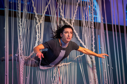 Texere - Circo contemporáneo Mujeres que tejen en el aire Compañía Contrahilo, Domingo 26 de abril