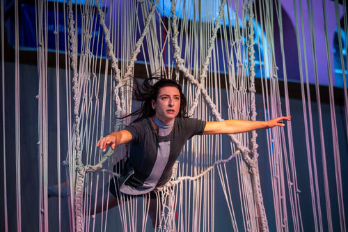 Texere - Circo contemporáneo Mujeres que tejen en el aire Compañía Contrahilo, Domingo 26 de abril