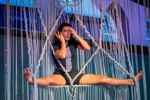Texere - Circo contemporáneo Mujeres que tejen en el aire Compañía Contrahilo, Domingo 26 de abril
