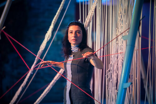 Texere - Circo contemporáneo Mujeres que tejen en el aire Compañía Contrahilo, Domingo 26 de abril