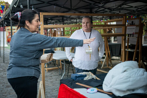 Instalación stands, Jueves 23 de abril