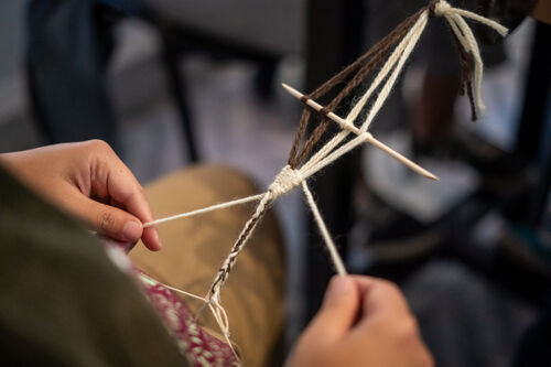 Taller de telar de cintura, Sábado 25 de abril