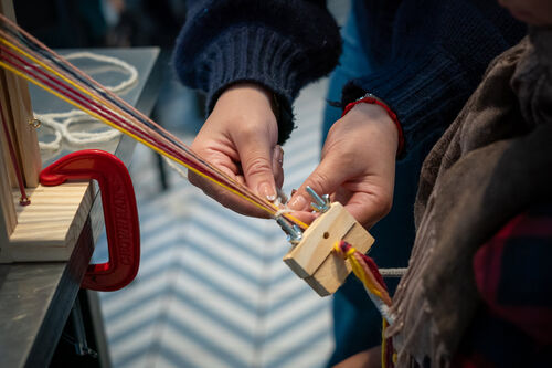 Taller de telar de cintura, Sábado 25 de abril