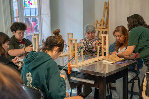 Taller de telar de cintura, Sábado 25 de abril