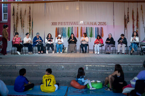 Concurso de tejeduría, Sábado 25 de abril