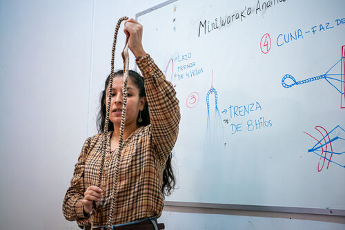 Taller de Cordonería Andina, Sábado 25 de abril