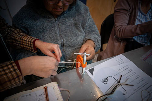 Taller de Cordonería Andina, Sábado 25 de abril