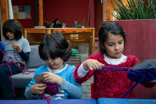 Taller de pompones para niños, Viernes 24 de abril