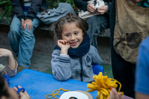 Taller de pompones para niños, Viernes 24 de abril