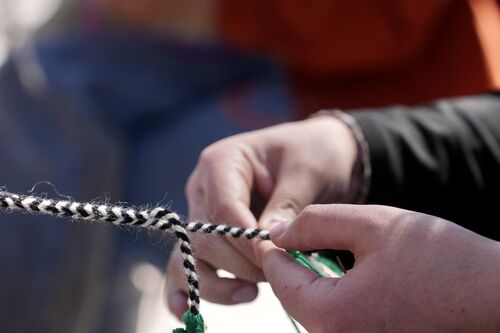 Taller de cordonería, Domingo 13 de septiembre